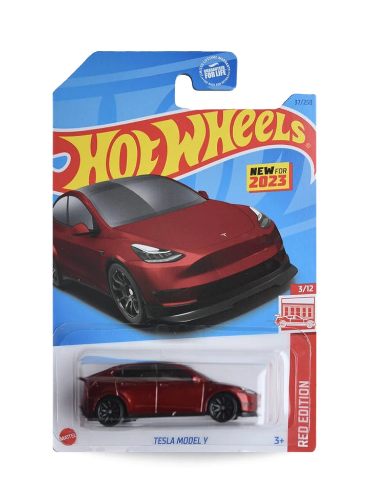 Hot Wheels Red Edition 2023 Tesla Model Y 1:64 Red