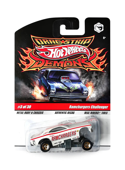 Hot Wheels Dragstrip Demons 2009 Ramchargers Challenger 1:64 – Pearl White