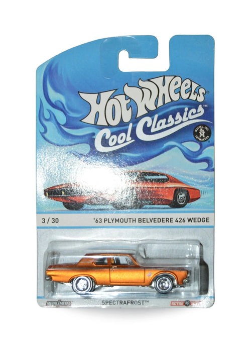 Hot Wheels Cool Classics 2013 '63 Plymouth Belvedere 426 Wedge 1:64 – Spectrafrost Orange