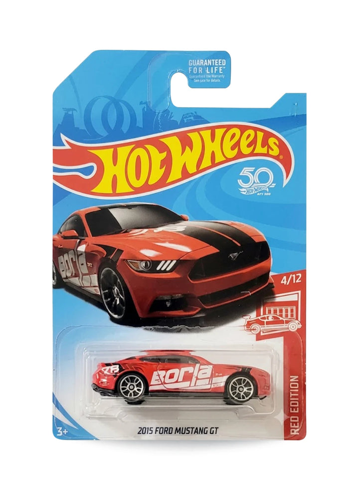 Hot Wheels Red Edition 2018 Ford 2015 Mustang GT 1:64 Red