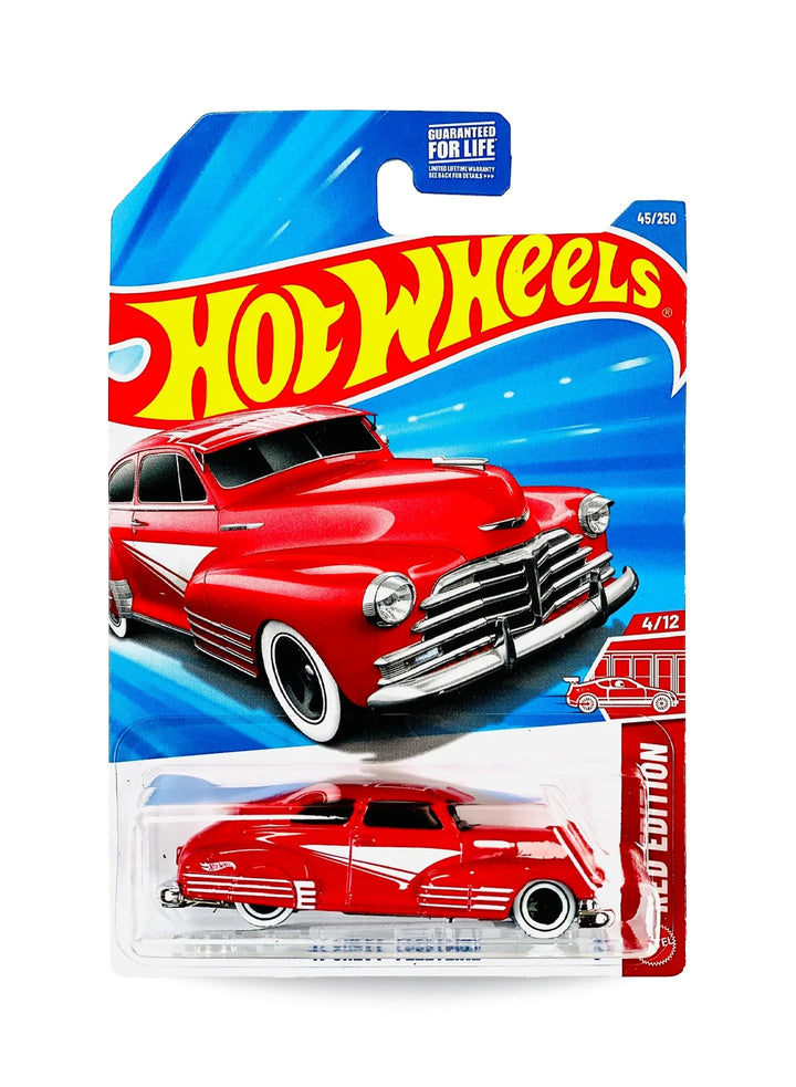 Hot Wheels Red Edition 2026 Chevrolet '47 Chevy Fleetline 1:64 Red