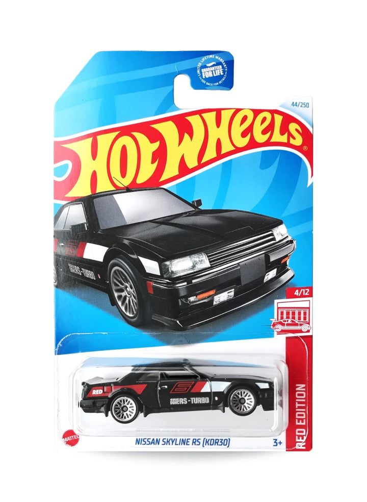 Hot Wheels Red Edition 2024 Nissan Skyline RS (KDR30) 1:64 Black