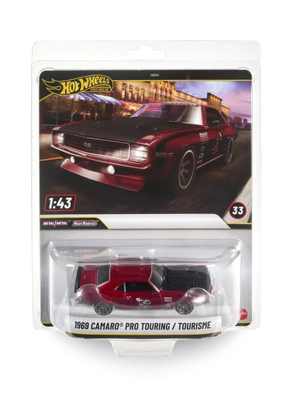 Hot Wheels Premium Singles 1:43 2026 1969 Camaro Pro Touring 1:43 – Metalflake Red
