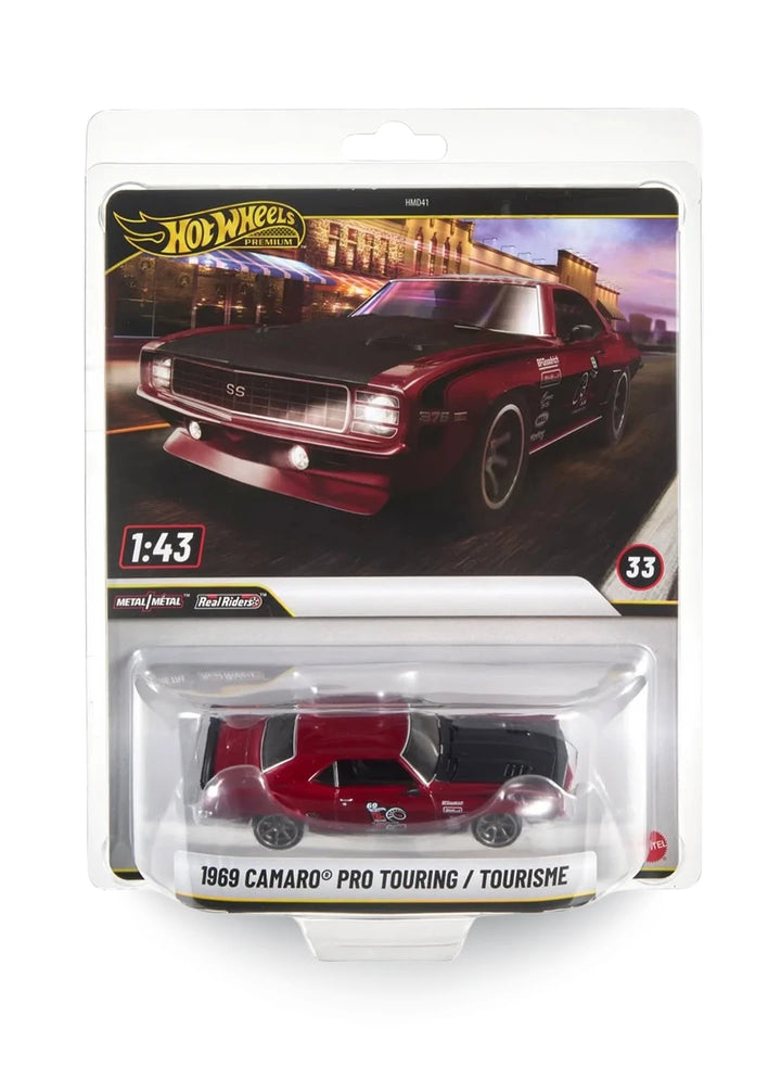 Hot Wheels Premium Singles 1:43 2026 1969 Camaro Pro Touring 1:43 – Metalflake Red