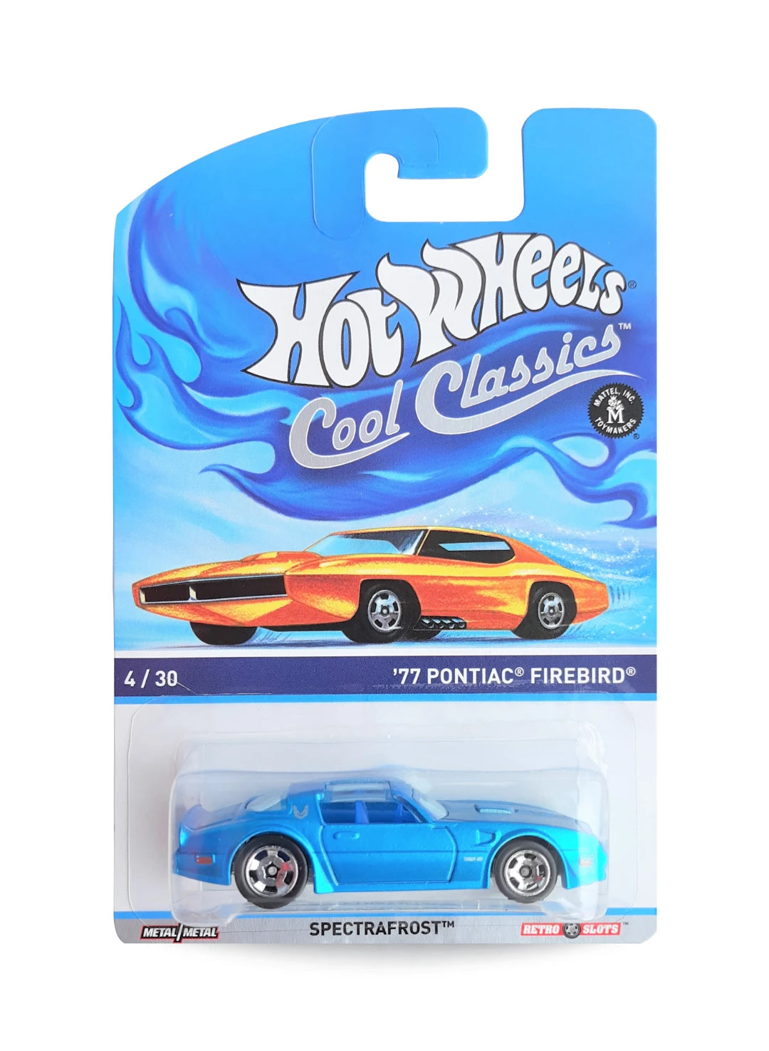 Hot Wheels Cool Classics 2014 '77 Pontiac Firebird 1:64 – Spectrafrost Blue