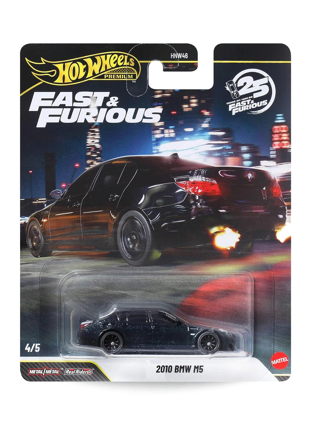 Hot Wheels Fast & Furious Premium Series Mix 3 2026 2010 BMW M5 1:64 – Black