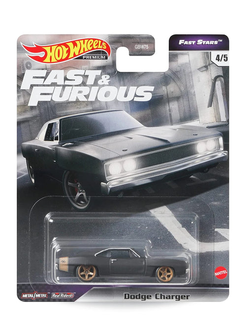 Hot Wheels Fast & Furious Premium Series Fast Stars 2021 Dodge Charger 1:64 – Black