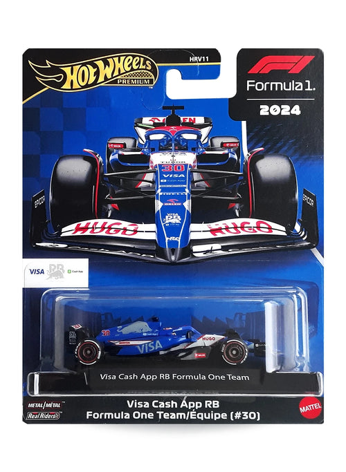 Hot Wheels 2025 Formula One Collection Mix 3 RB Visa Cash App RB Formula One Team (#30) 1:64 – Blue