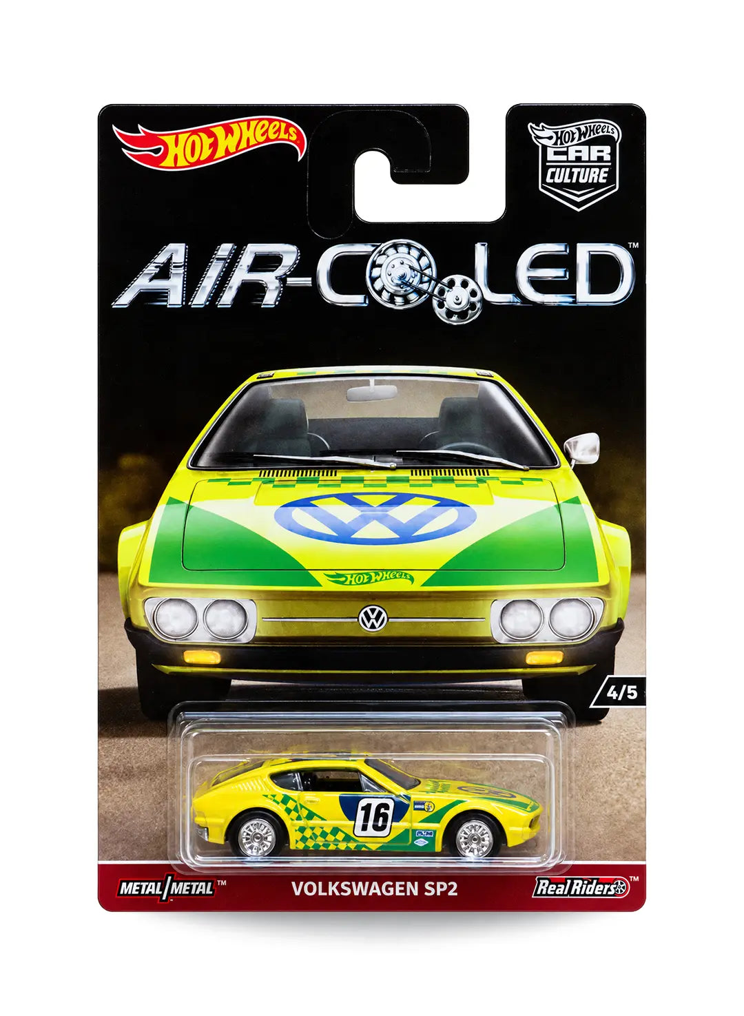 Hot Wheels Car Culture Air-Cooled 2017 Volkswagen SP2 1:64 – Yellow