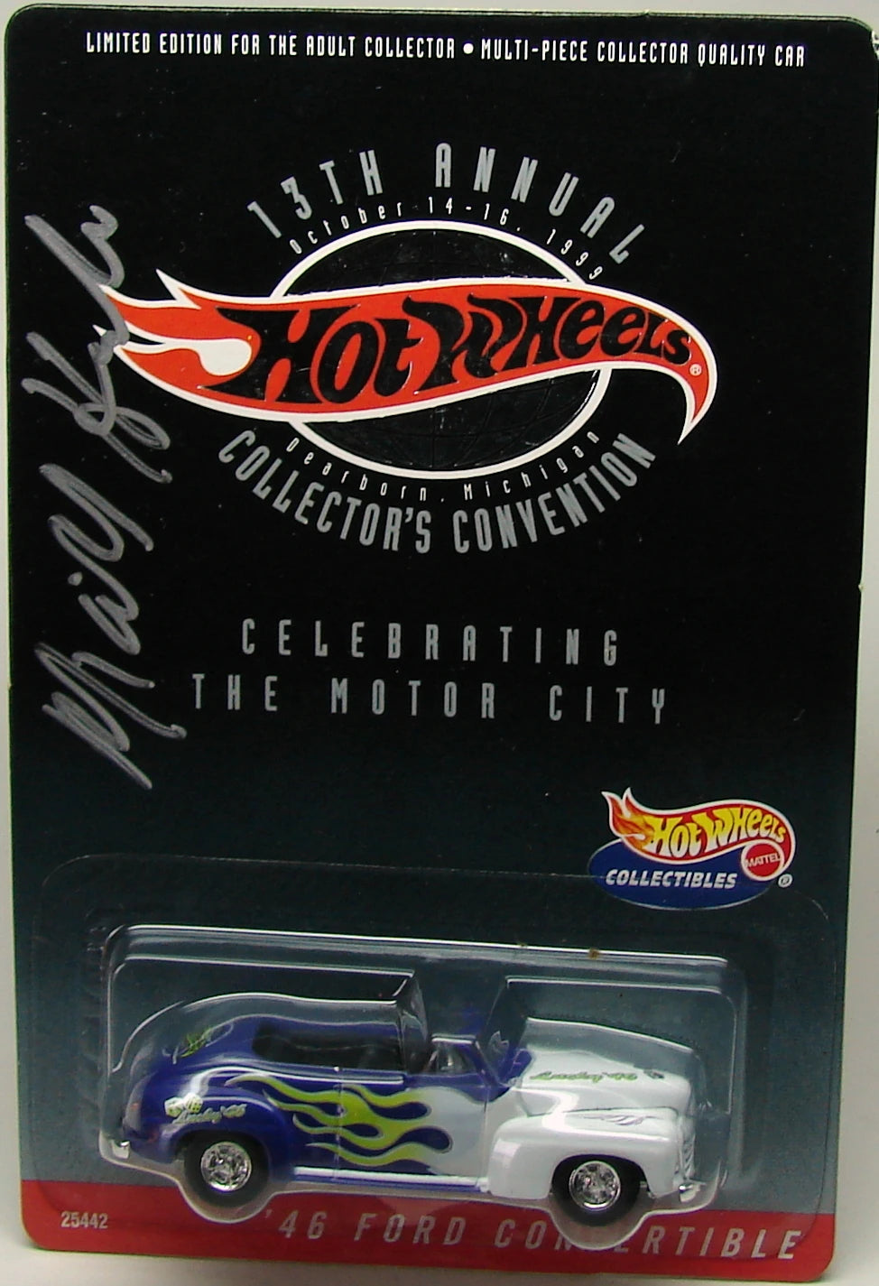 ’46 Ford Convertible – Purple & White