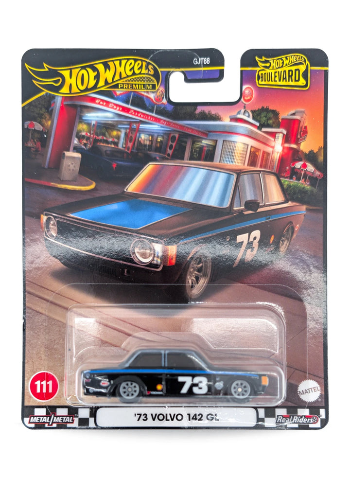 Hot Wheels Volvo '73 Volvo 142 GL 1:64 - Black