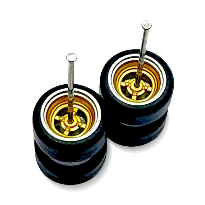 4 Spoke Gold Silver Lip 11mm / 11mm