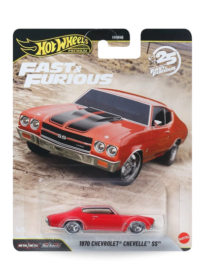 Hot Wheels Fast & Furious Premium Series Mix 2 2026 1970 Chevrolet Chevelle SS 1:64 – Red
