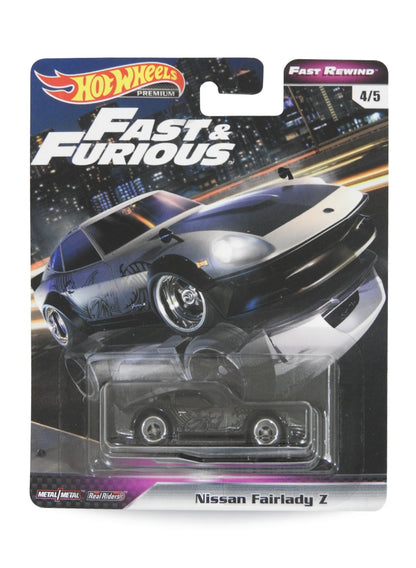 Hot Wheels Fast & Furious Premium Series Fast Rewind 2019 Nissan Fairlady Z 1:64 – Black