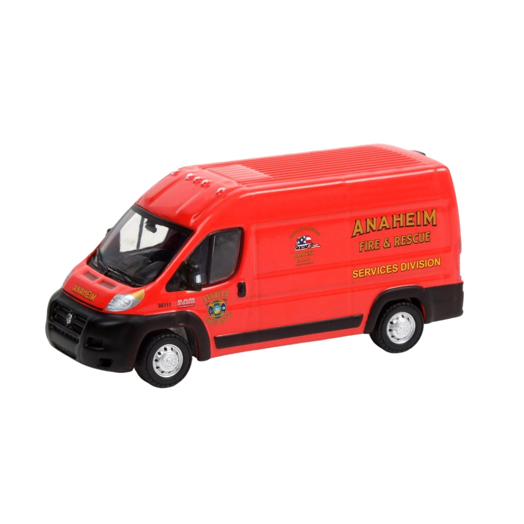 Red Utility Truck