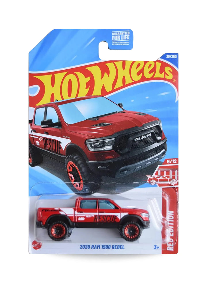 Hot Wheels Red Edition 2025 Ram 2020 1500 Rebel 1:64 Red