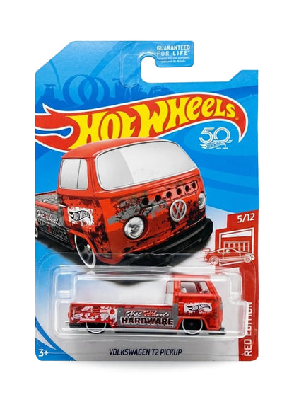 Hot Wheels Red Edition 2018 Volkswagen T2 Pickup 1:64 Red