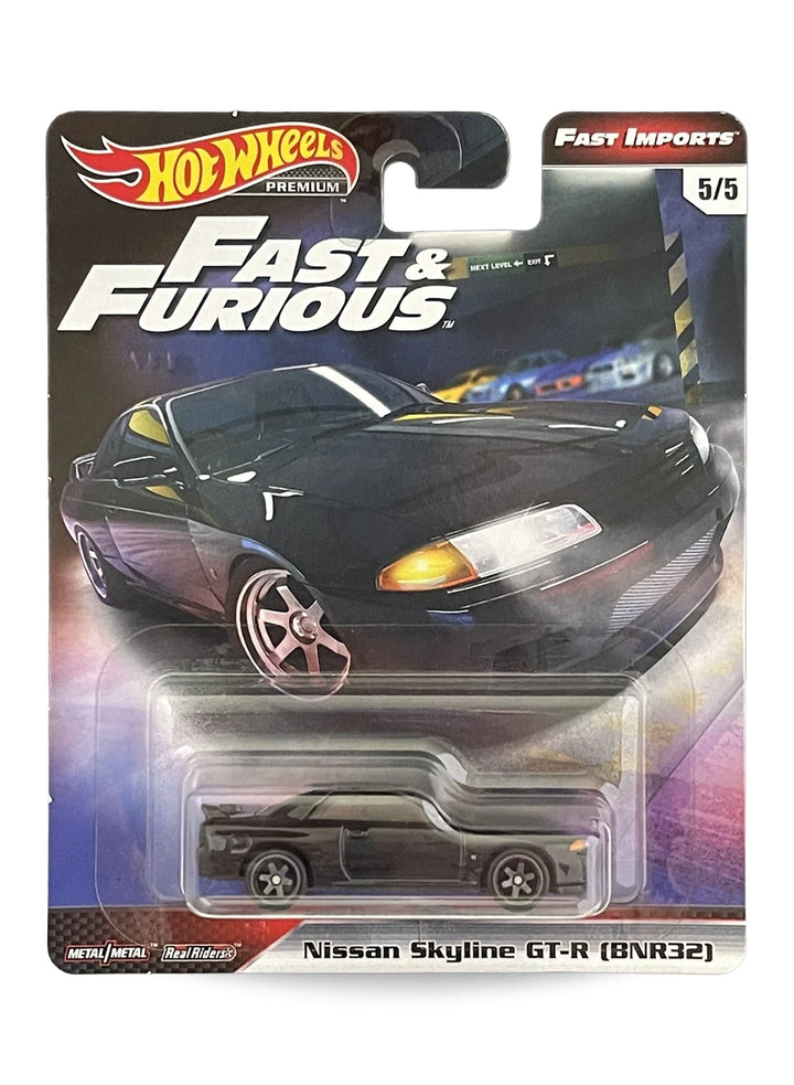 Hot Wheels Fast & Furious Premium Series Fast Imports 2019 Nissan Skyline GT-R (BNR32) 1:64 – Black