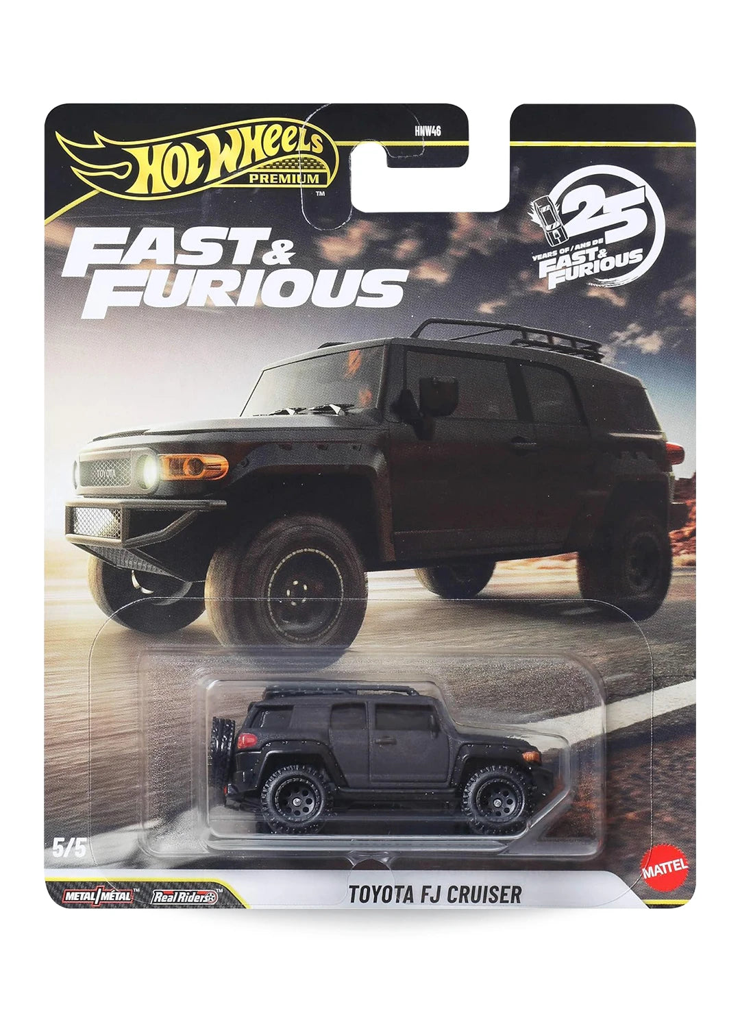 Hot Wheels Fast & Furious Premium Series Mix 1 2026 Toyota FJ Cruiser 1:64 – Matte Black