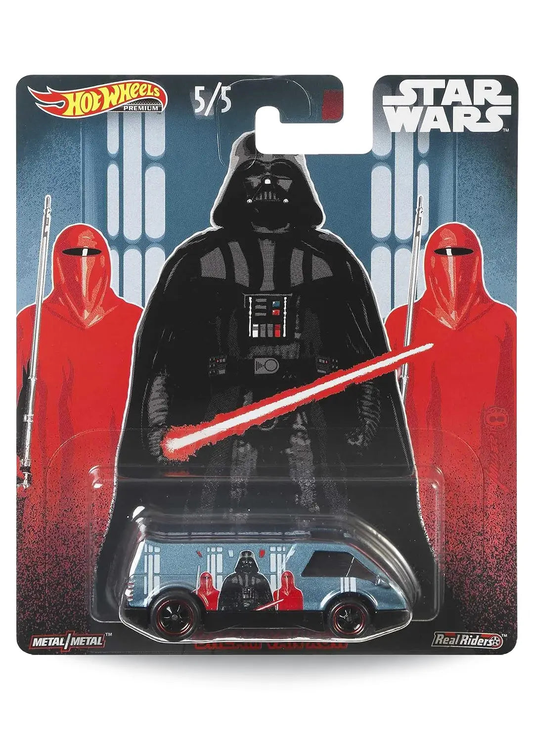 Hot Wheels Pop Culture Star Wars Darth Vader Dream Van XGW 1:64 scale premium diecast van mint on its original Imperial Royal Guard blister card.