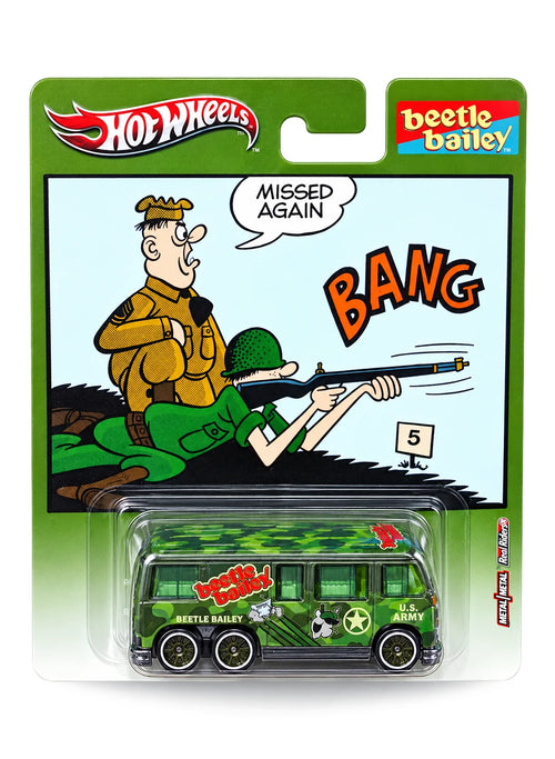 Hot Wheels Pop Culture 2013 King Features Syndicate GMC Motorhome 1:64 – Flat Olive Green