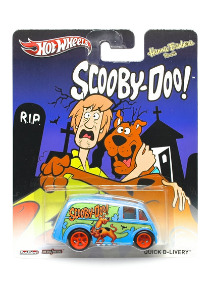 Hot Wheels Pop Culture Hanna-Barbera Scooby-Doo Quick D-Livery 1:64 scale diecast van mint on its original spooky graveyard blister card.