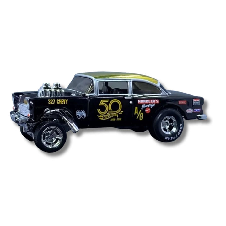 ’55 Chevy Bel Air Gasser – Black with Spectraflame Gold Roof