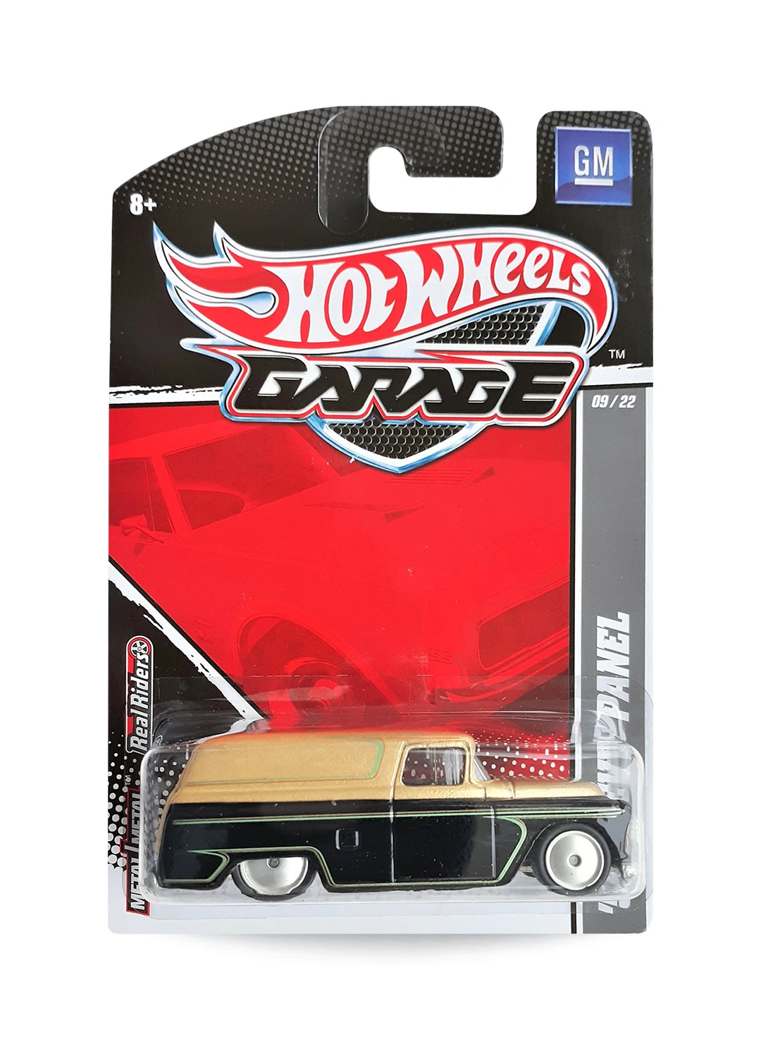 Hot Wheels GM Garage 2011 Chevrolet '55 Chevy Panel 1:64 – Metallic Gold & Black