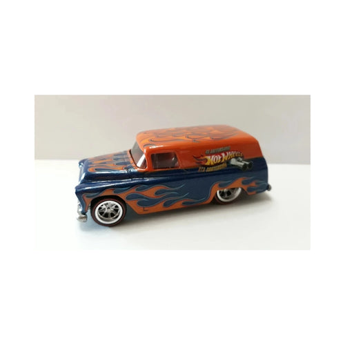 '55 Chevy Panel – Orange & Metalflake Blue