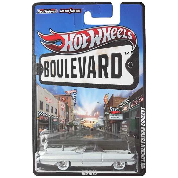 Hot Wheels 1:64 '55 Lincoln Futura Concept Pearl White