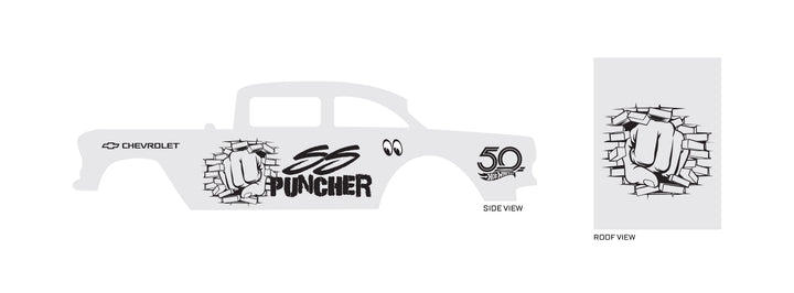 55 Puncher toy vehicle decals