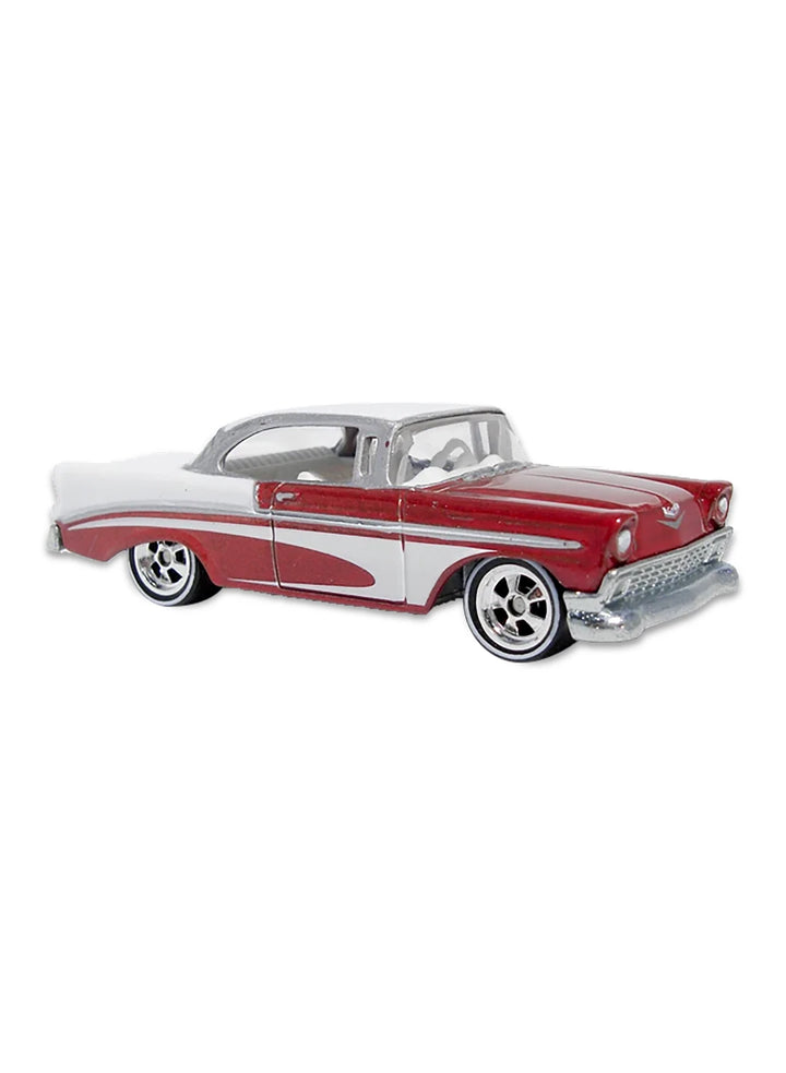 Hot Wheels Larry's Garage 21-Car Collection 2009 Chevrolet '56 Chevy 1:64 – Red & White