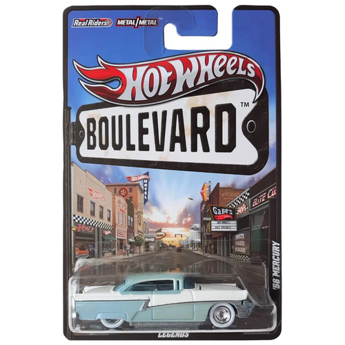 Hot Wheels 1:64 '56 Mercury Light Blue & White