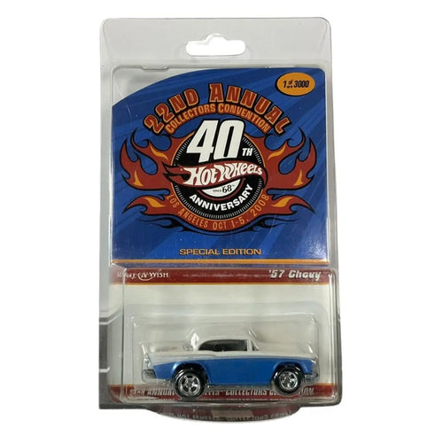 ’57 Chevy – Blue & Pearl White