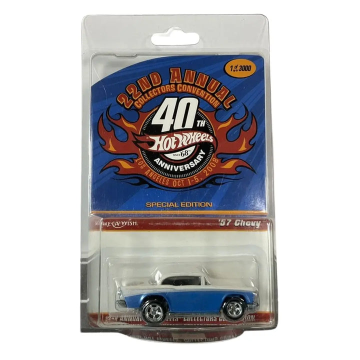’57 Chevy – Blue & Pearl White