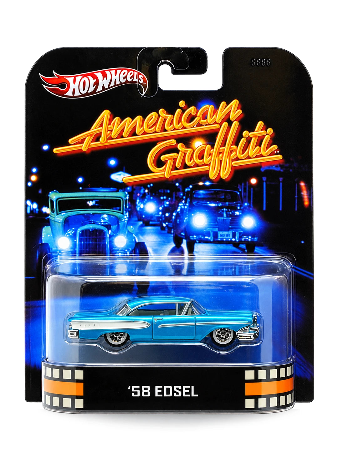 Hot Wheels Retro Entertainment 2013 Mix 2 Edsel '58 Edsel 1:64 – Metalflake Turquoise