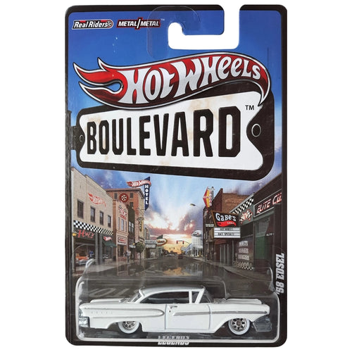 Hot Wheels 1:64 '58 Edsel Metalflake White