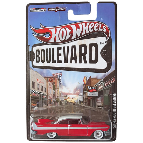 Hot Wheels 1:64 '58 Plymouth Belvedere Red
