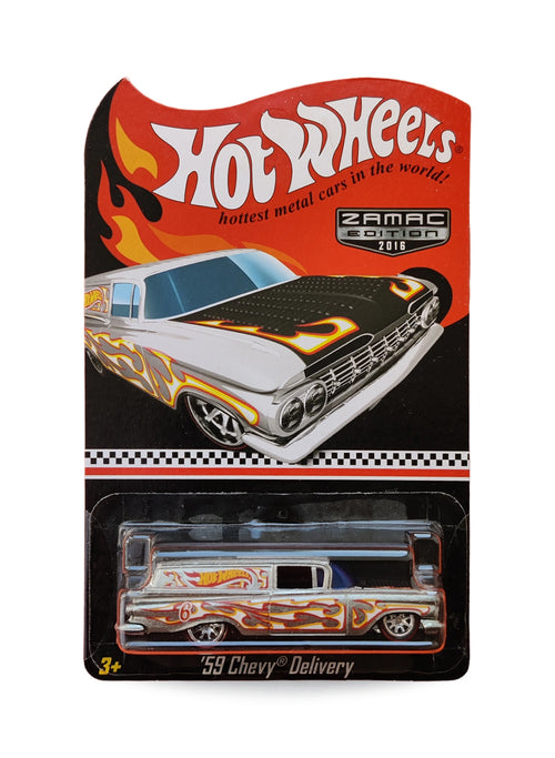 Hot Wheels Walmart Exclusive ZAMAC Editions 2016 Chevrolet '59 Chevy Delivery 1:64 – ZAMAC