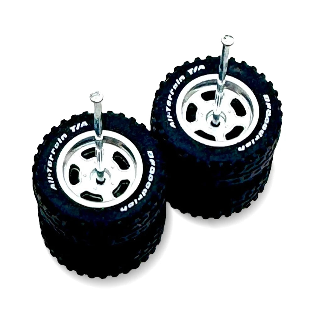5 Slot Silver w/ Letter Off-road 14mm / 14mm
