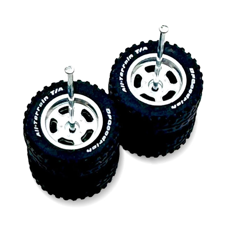 5 Slot Silver w/ Letter Off-road 14mm / 14mm