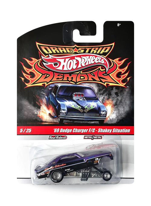 Hot Wheels Dragstrip Demons 2010 '69 Dodge Charger F/C – Shakey Situation 1:64 – Purple