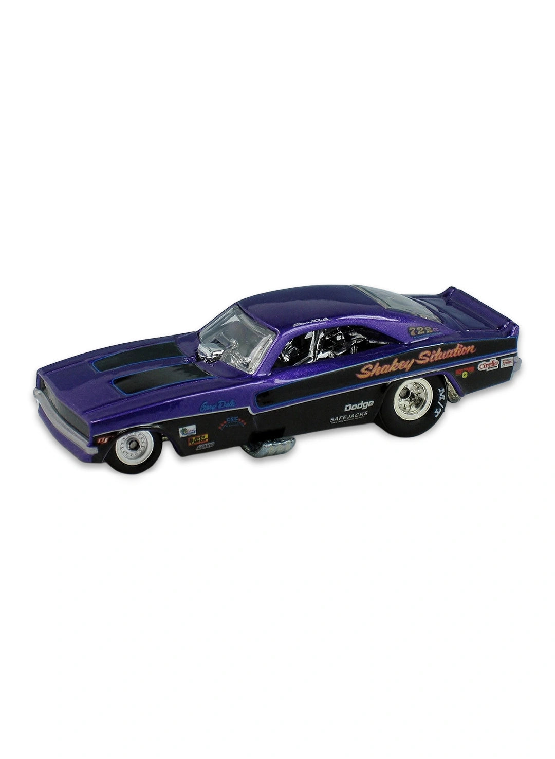 Hot Wheels Dragstrip Demons 2010 '69 Dodge Charger F/C – Shakey Situation 1:64 – Purple