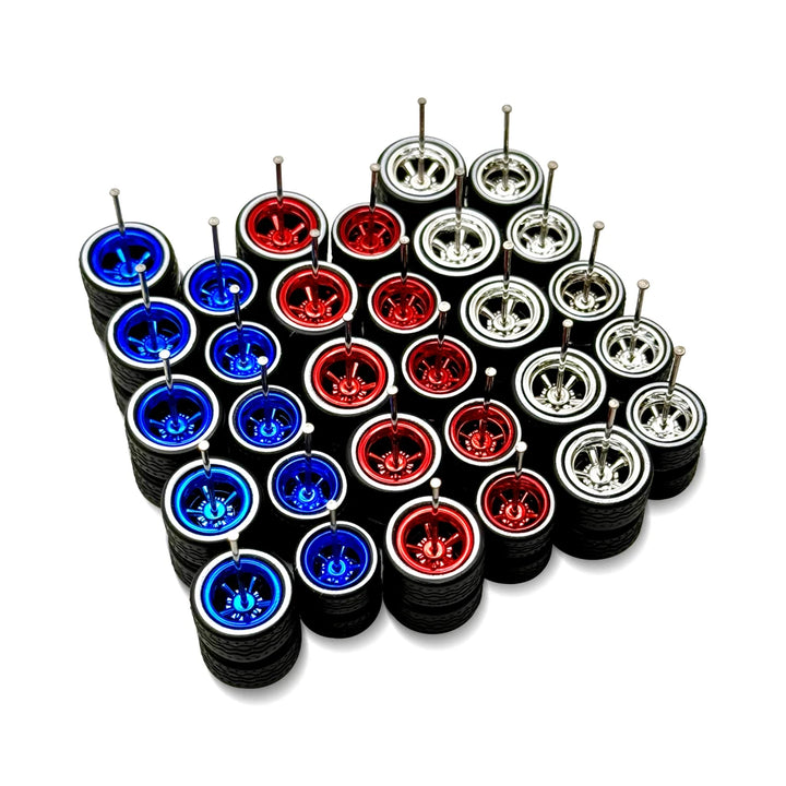 5x Sets Mixed 11/13 Cragar with White-line Tire