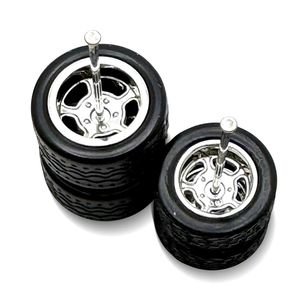 5x Sets Mixed 5 Slot Gasser Wheels 11/13 Sizing
