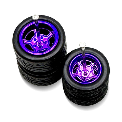 5x Sets Mixed 5 Slot Gasser Wheels 11/13 Sizing