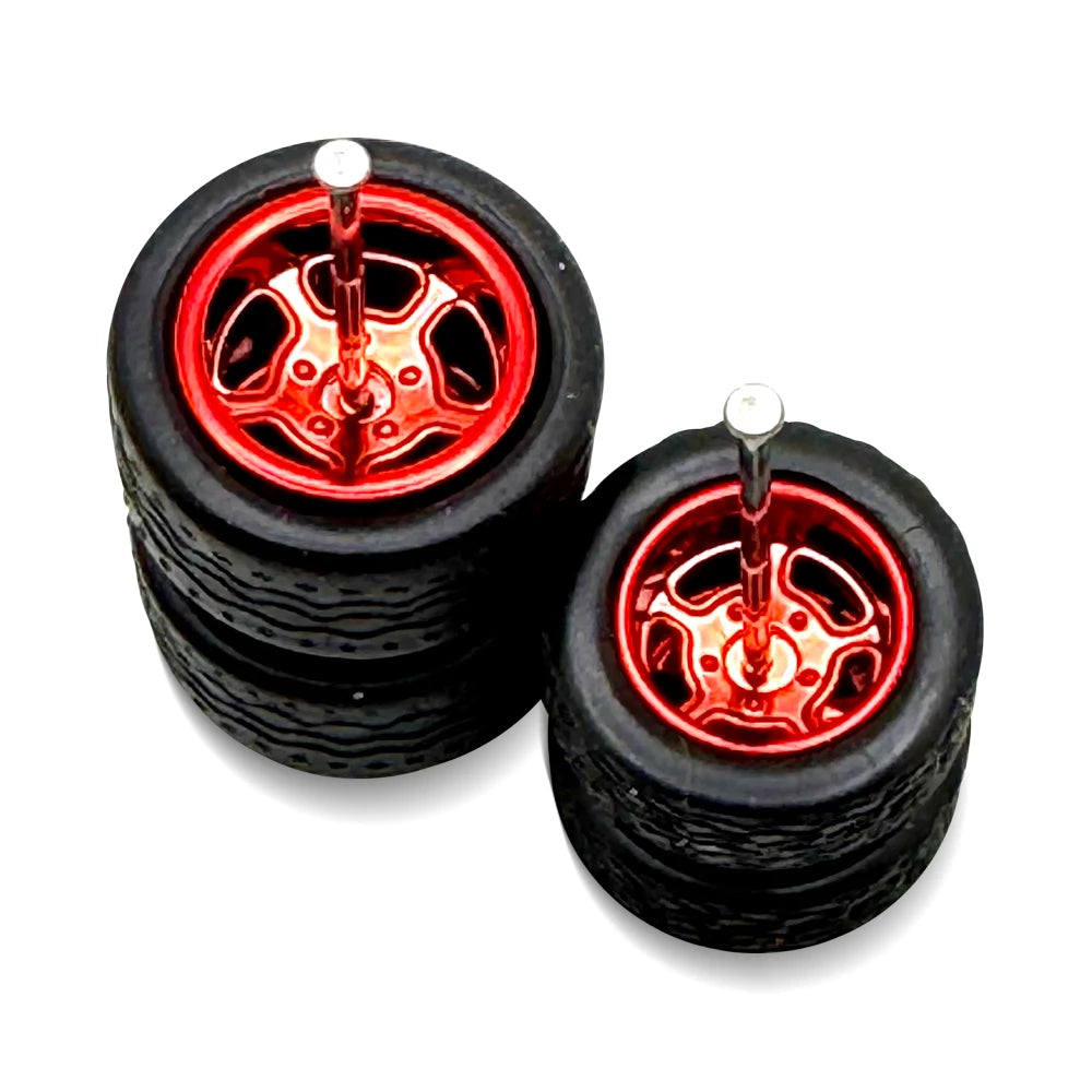 5x Sets Mixed 5 Slot Gasser Wheels 11/13 Sizing