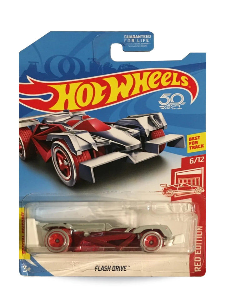 Hot Wheels Red Edition 2018 Flash Drive 1:64 Chrome