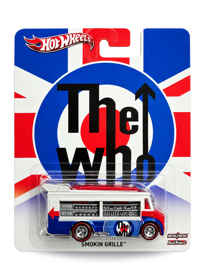 Hot Wheels Pop Culture 2013 Rock Live Nation The Who Smokin Grille 1:64 scale diecast truck mint on its original Union Jack blister card.