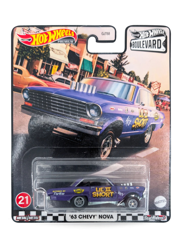 Hot Wheels Chevrolet '63 Chevy Nova 1:64 - Metalflake Purple